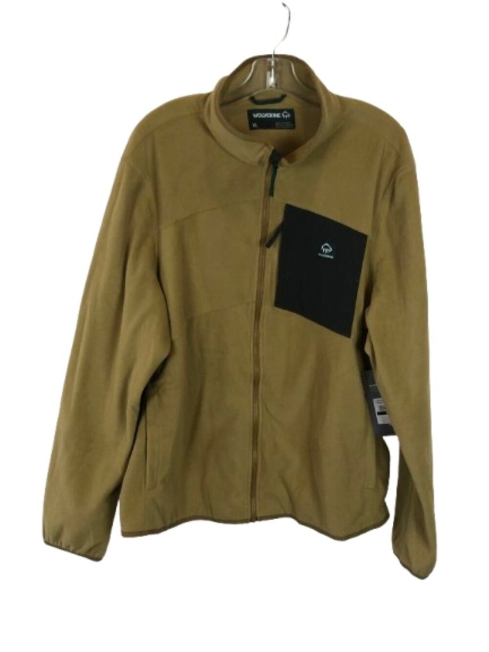 Wolverine Wilderness Quarter Zip Fleece XL Cobblestone Recycled Polyester NWT